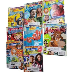 Vintage 2003 Disney Adventures Magazine Lot of 8